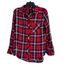 Rails Hunter Plaid Flannel Shirt Button Down Size S